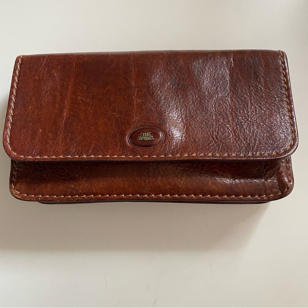The Bridge Brown Leather wallet/clutch bag